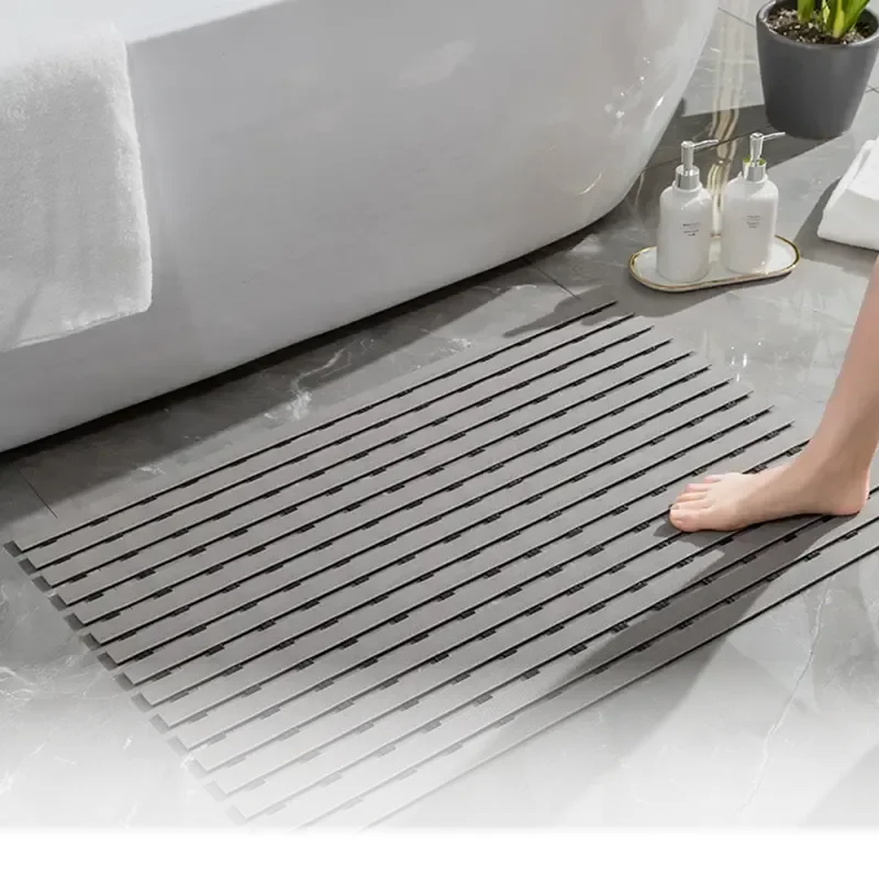 Factory Sale Multicolor square Bath Mat  Floor Spa Shower Mat Washable Pvc Bathroom Non slip Mat
