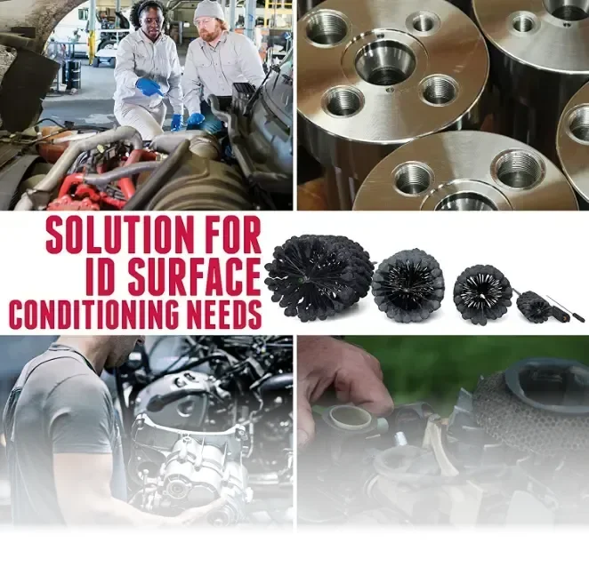 Flexible Cylinder Silicone Carbide Flex Hone Brush for Polishing&amp;Deburring
