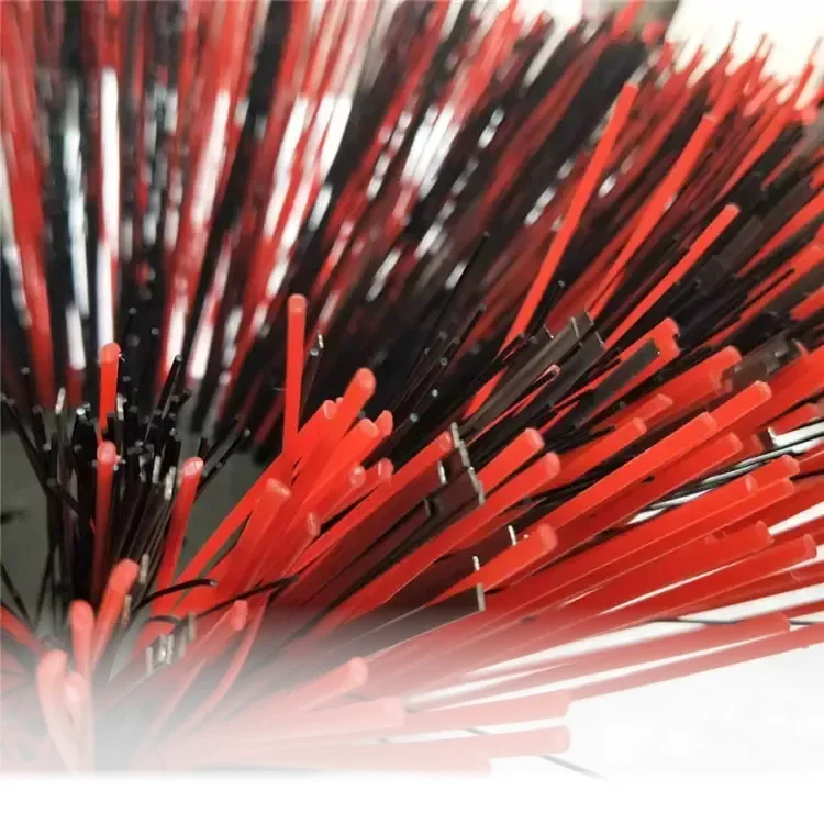 City Sweeper Custom PP Mixed Steel Wire 4 Rows Sweeper Side Brush