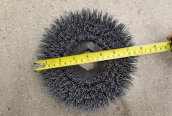 170*225 mm Hex Hole Iron Plate Disc Brush 2